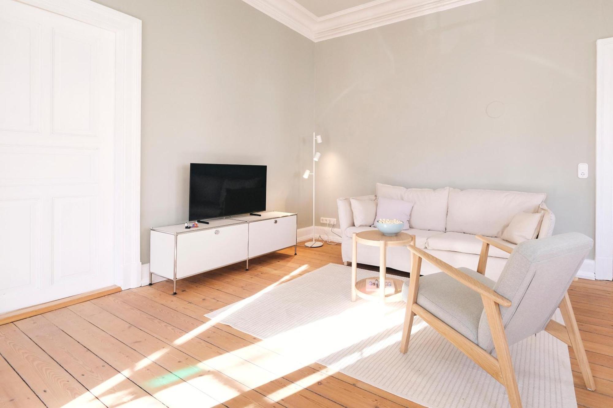 Villa Rosa - Charmante, Grosse Altbauwohnung Flensburg Luaran gambar